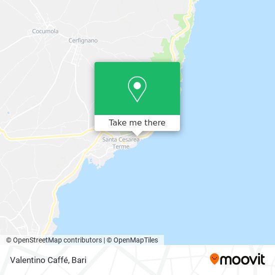 Valentino Caffé map