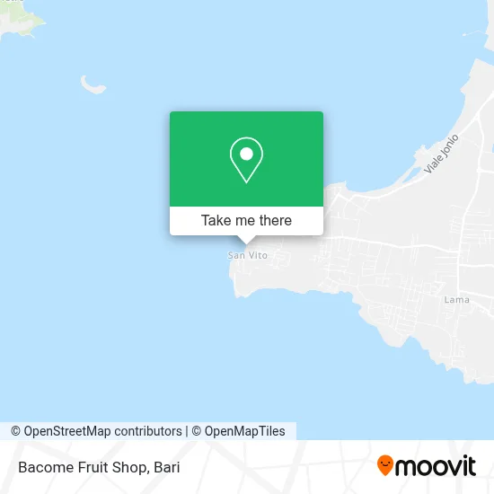 Bacome Fruit Shop map