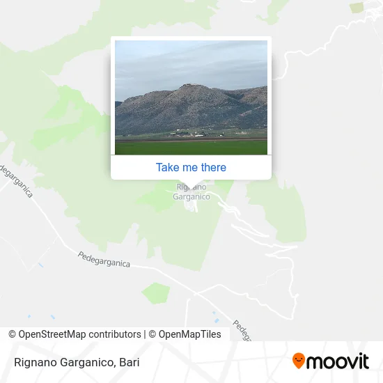 Rignano Garganico map