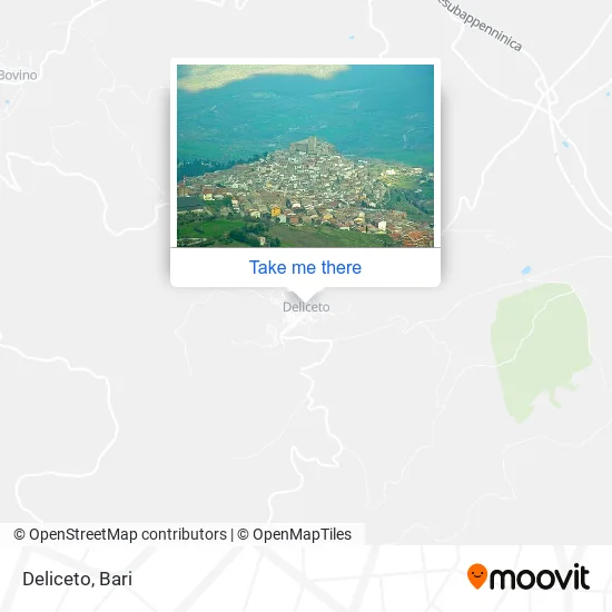 Deliceto map