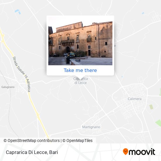 Caprarica Di Lecce map