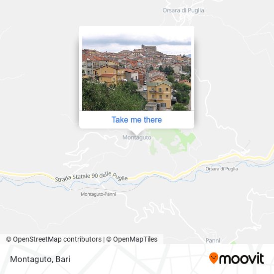 Montaguto map