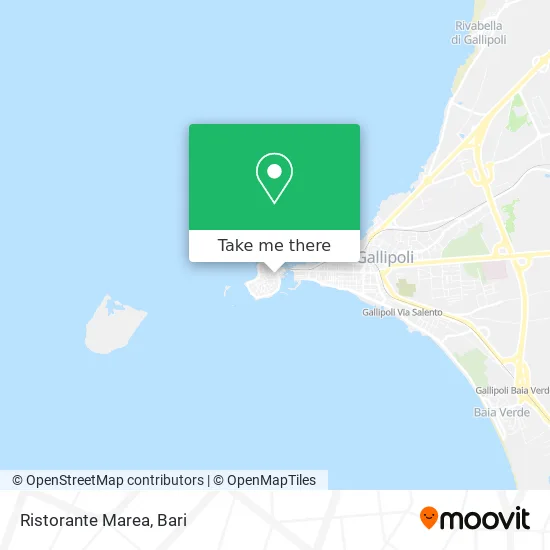 Restaurant Marea map