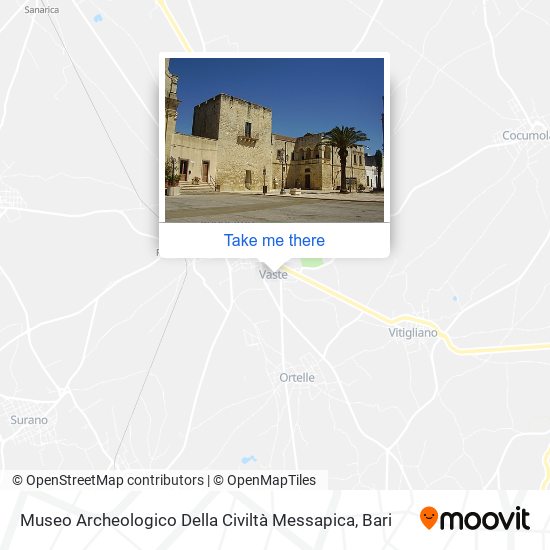 Museo Archeologico Della Civiltà Messapica map