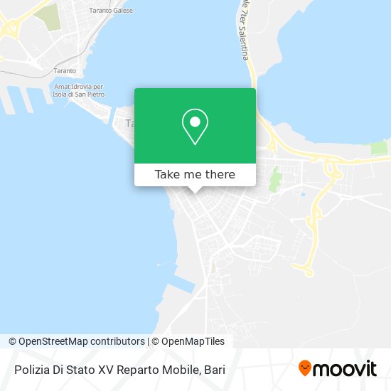 Polizia Di Stato XV Reparto Mobile map