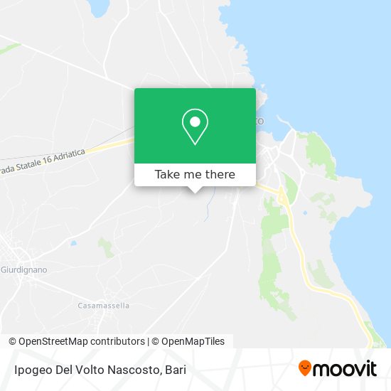 Ipogeo Del Volto Nascosto map