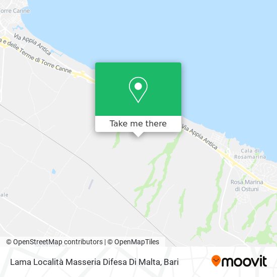 Lama Località Masseria Difesa Di Malta map