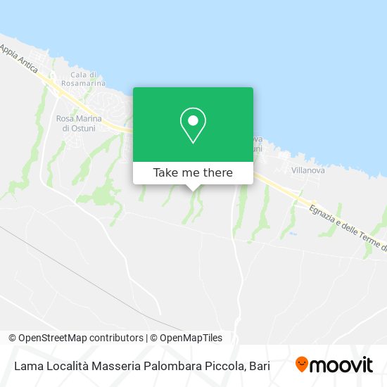 Lama Località Masseria Palombara Piccola map