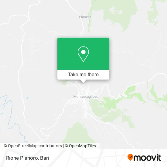 Pianoro District map