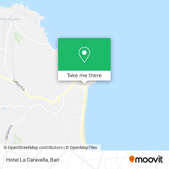 Hotel La Caravella map