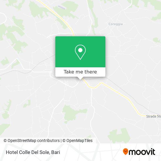 Hotel Colle Del Sole map