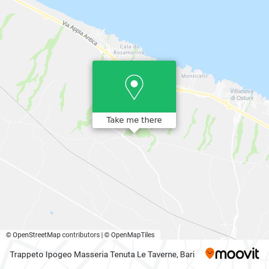 Trappeto Ipogeo Masseria Tenuta Le Taverne map