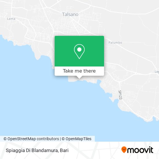 Spiaggia Di Blandamura map