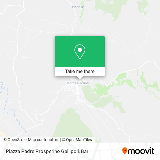 Piazza Padre Prosperino Gallipoli map