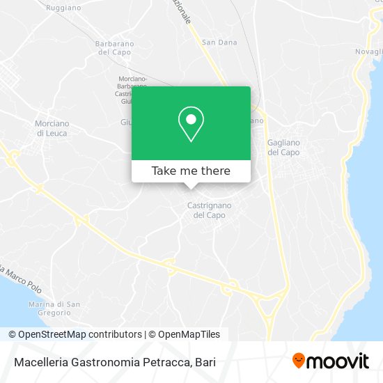 Macelleria Gastronomia Petracca map