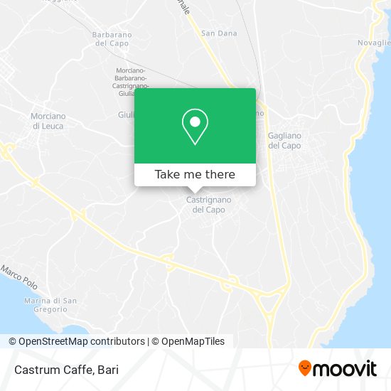 Castrum Caffe map
