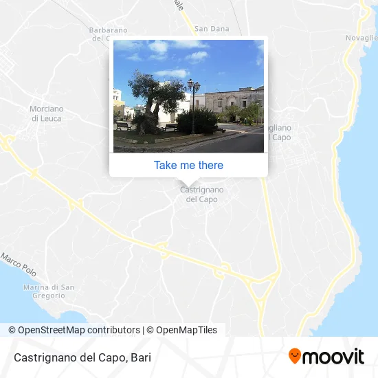 Castrignano del Capo map