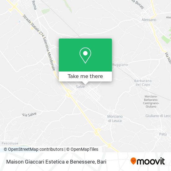 Maison Giaccari Estetica e Benessere map