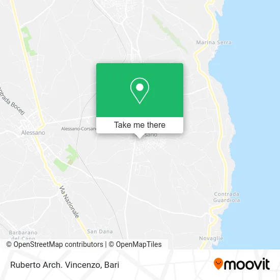 Architect Vincenzo Ruberto map