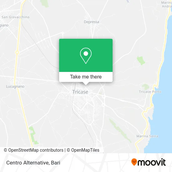 Alternative Center map