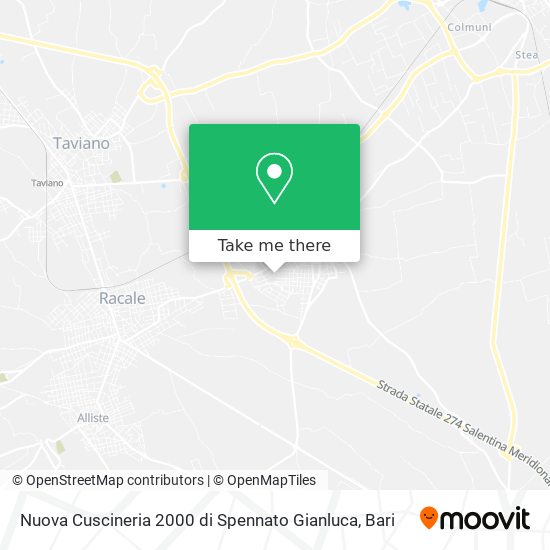 Nuova Cuscineria 2000 di Spennato Gianluca map
