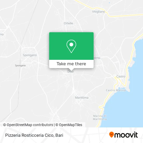 Pizzeria Rosticceria Cico map