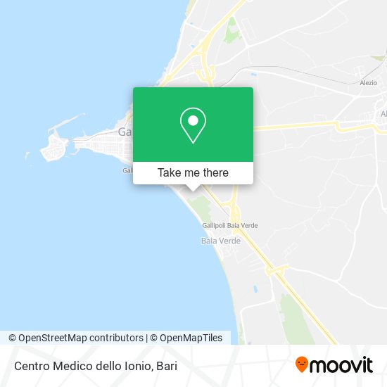Centro Medico dello Ionio map