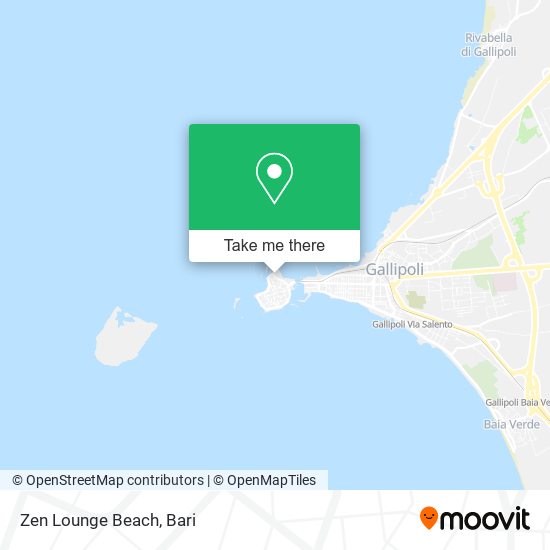 Zen Lounge Beach map
