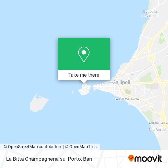 La Bitta Champagneria sul Porto map