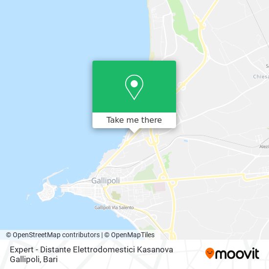 Expert - Distante Elettrodomestici Kasanova Gallipoli map