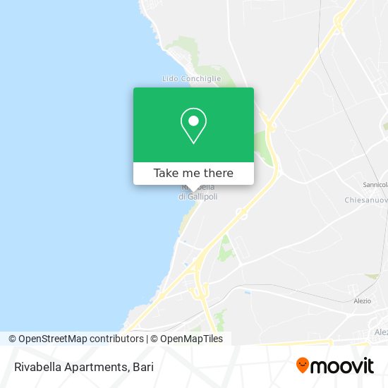 Rivabella Apartments map