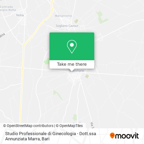 Studio Professionale di Ginecologia - Dott.ssa Annunziata Marra map