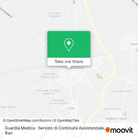 Guardia Medica - Servizio di Continuità Assistenziale map