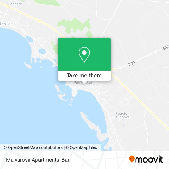 Malvarosa Apartments map