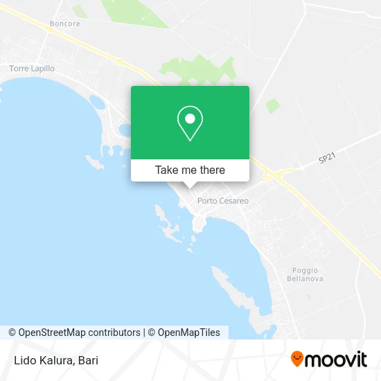 Lido Kalura map