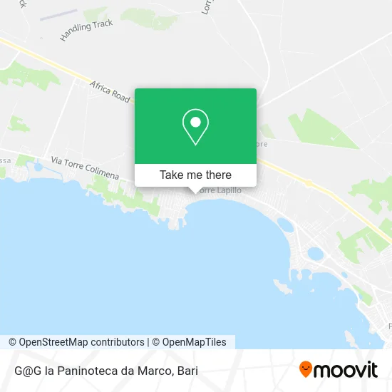 G@G la Paninoteca da Marco map