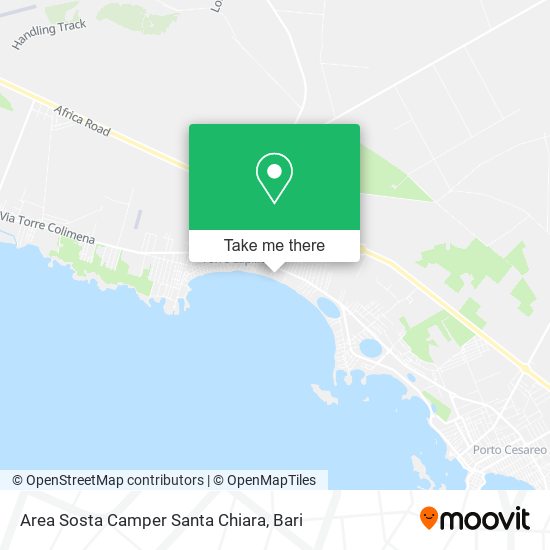 Area Sosta Camper Santa Chiara map