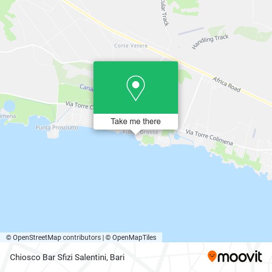 Chiosco Bar Sfizi Salentini map