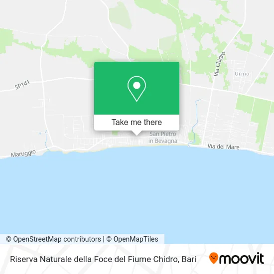 Nature Reserve of Chidro River Mouth map