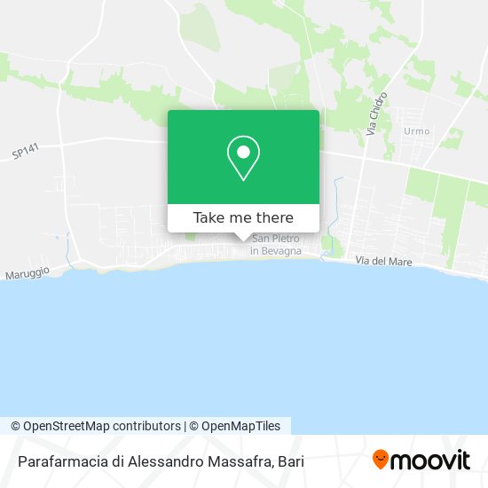 Parafarmacia di Alessandro Massafra map
