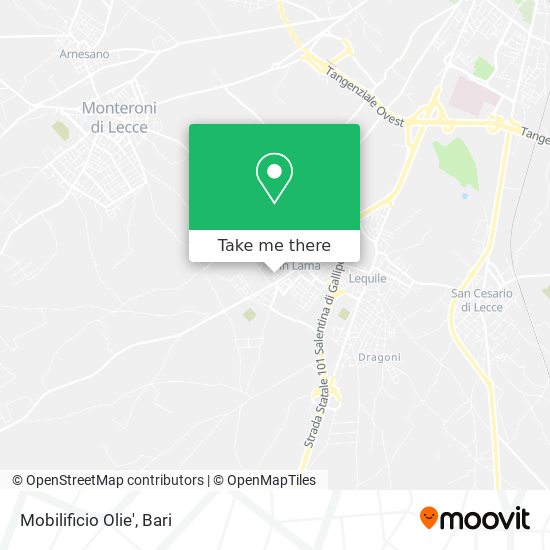 Mobilificio Olie' map