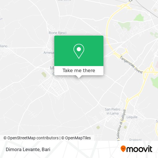 Dimora Levante map