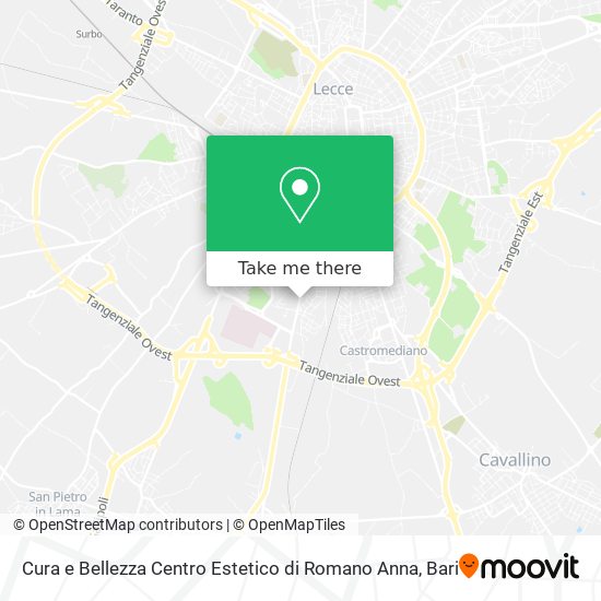 Cura e Bellezza Centro Estetico di Romano Anna map