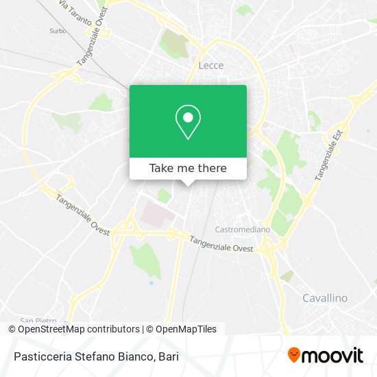 Pasticceria Stefano Bianco map