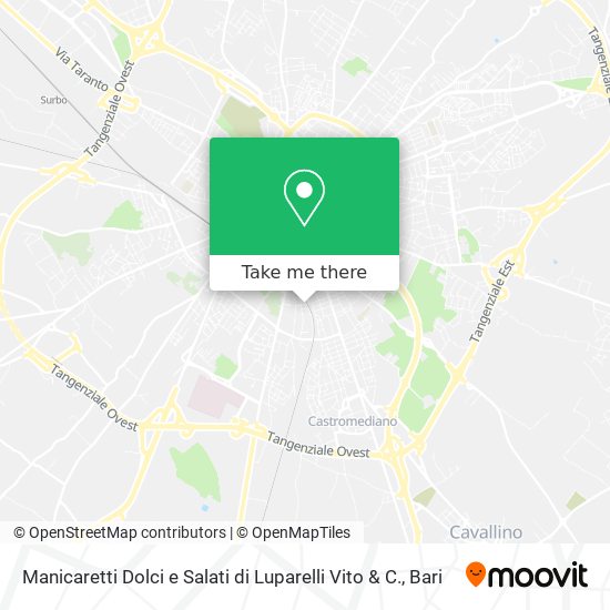Manicaretti Dolci e Salati di Luparelli Vito & C. map