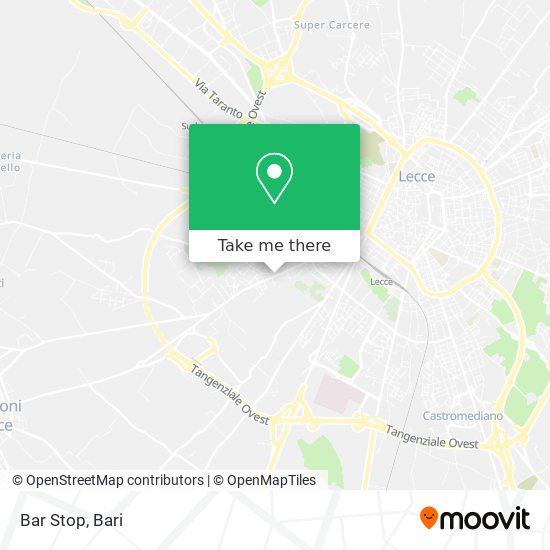 Bar Stop map