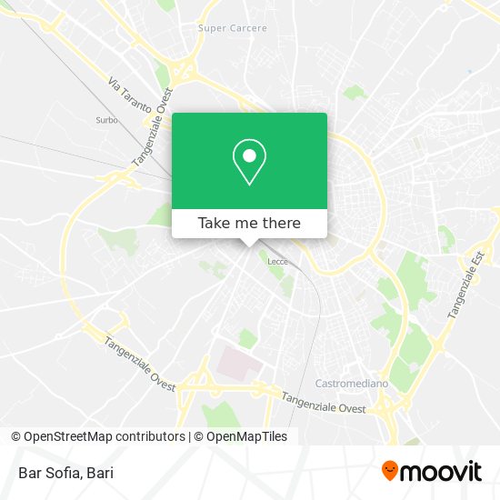 Bar Sofia map