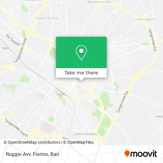 Lawyer Fiorino Ruggio map