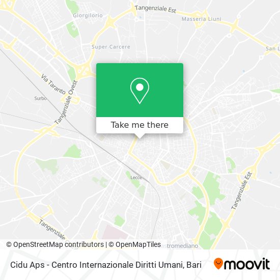 Cidu Aps - Centro Internazionale Diritti Umani map