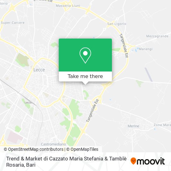 Trend & Market di Cazzato Maria Stefania & Tamblè Rosaria map